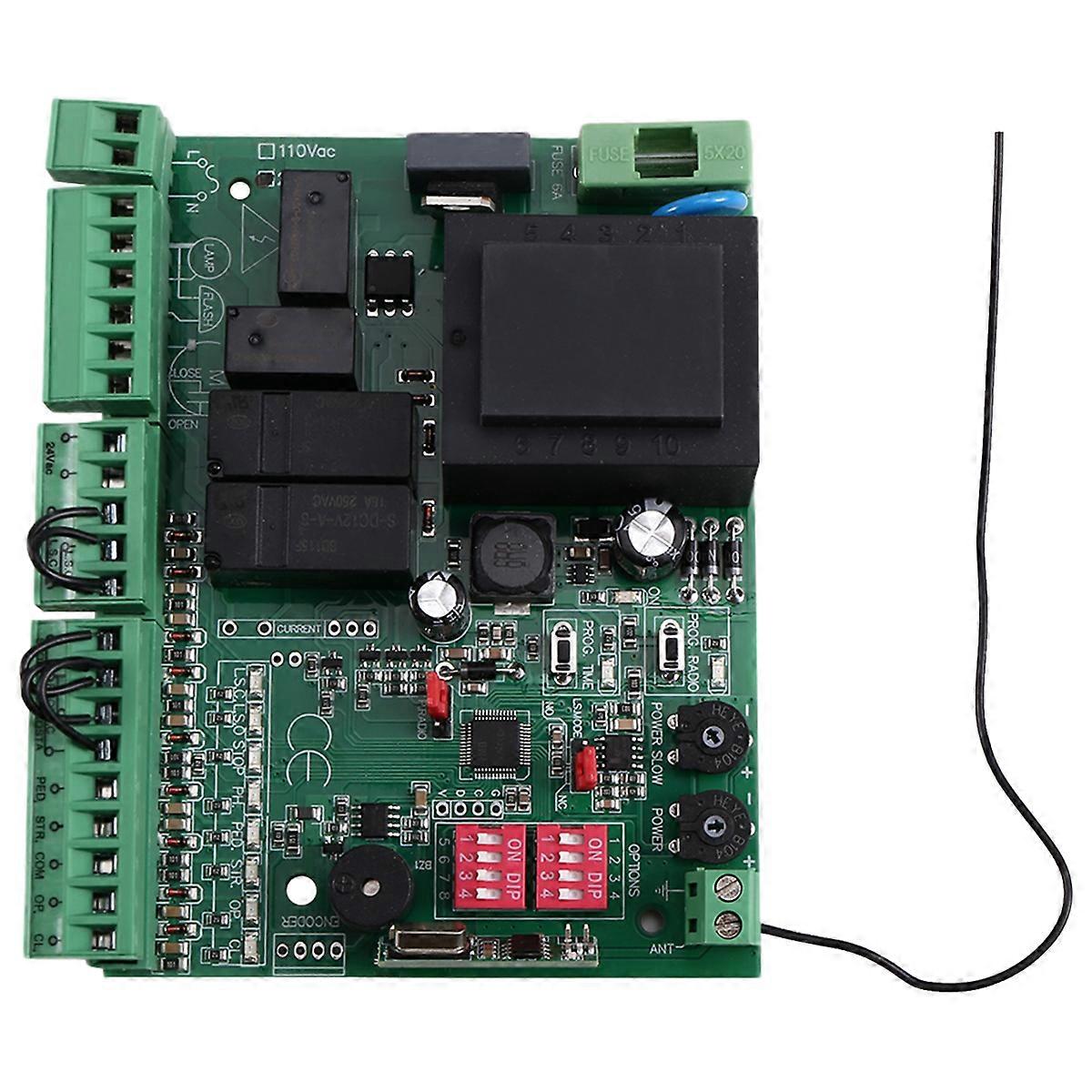 Regolatore motore per porte scorrevoli 220V Ricevitore Codice di apertura della porta Rolling Code Controller Scheda di sviluppo Telecomando