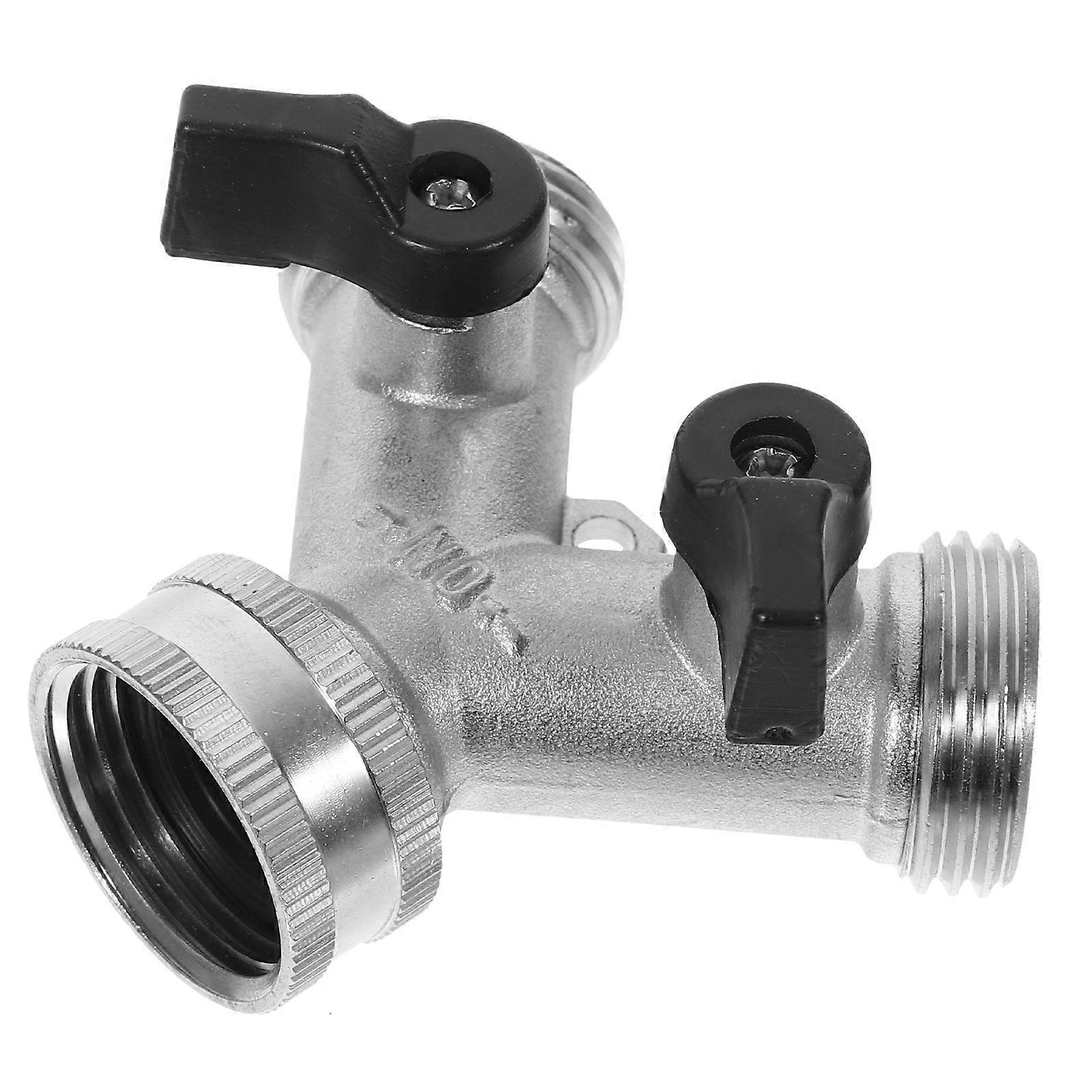 Dual Hose Splitter Y Type Hose Adapter for Adjustable Use 3Pcs Set