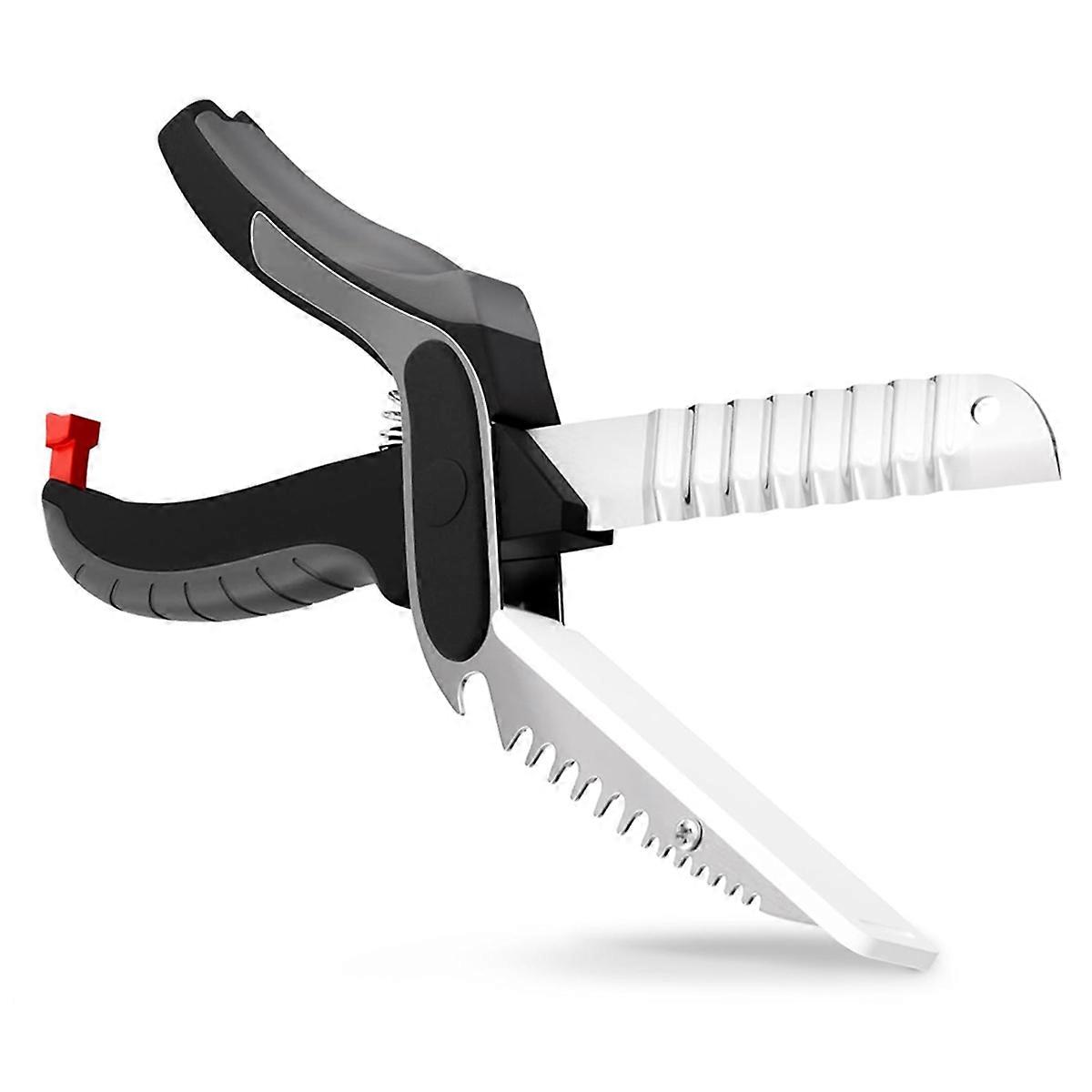 Cutting Board Scissors for Food - 6-in- Food Scissors with Ribbed Blade Dishwasher Safe - Kitchen Shears