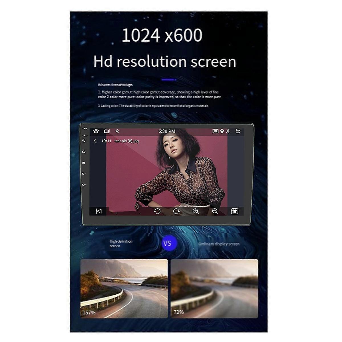 Car Radio 9 Inch Screen High Definition Resolution for Focus