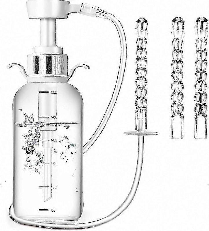 2025 New Enema Kit for Colon Cleansing - Anti Backflow Anal Douche with Fro