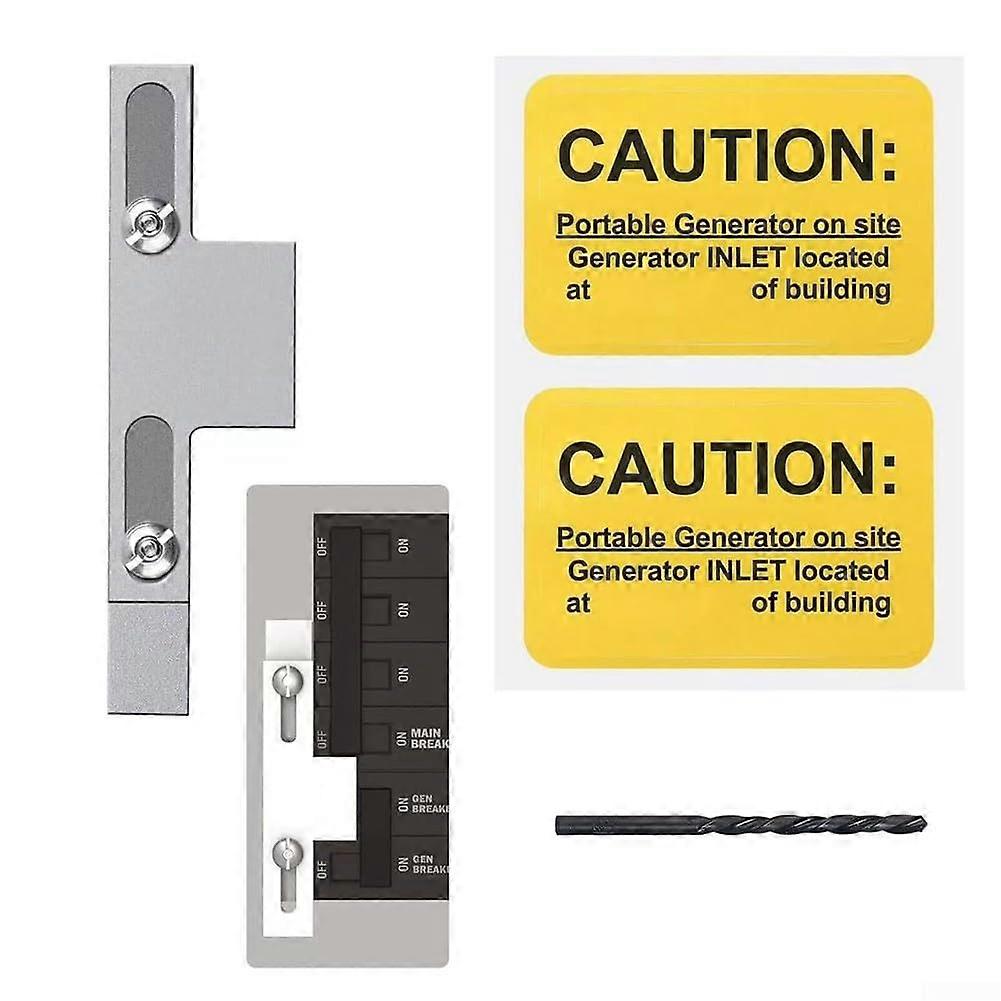 Generator Interlock Kit For HOMELINE SD200SA Meter Main 150/200A Aluminum Alloy Safety Plate Home Backup Power