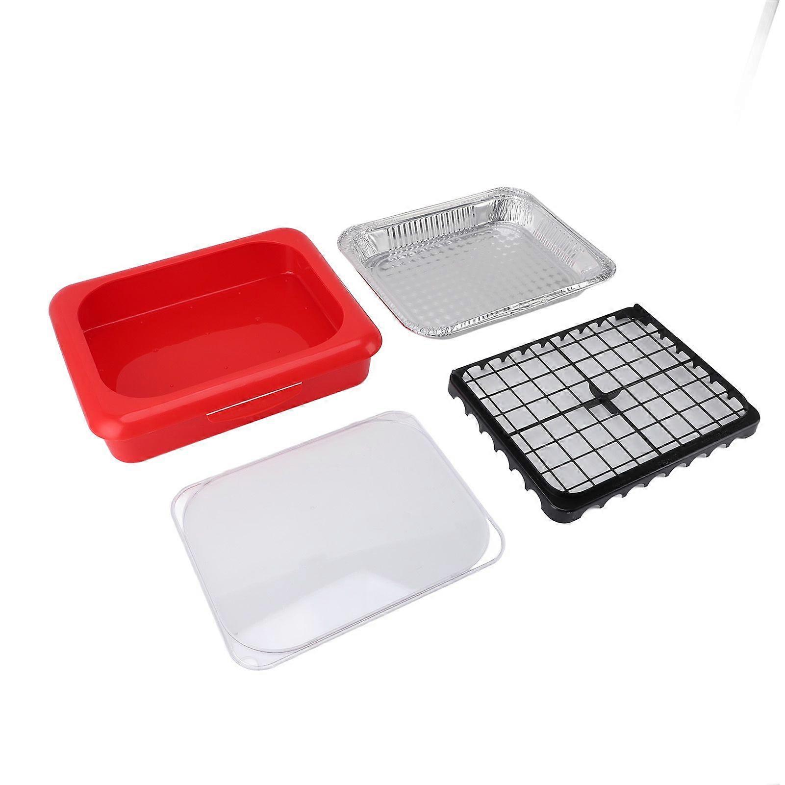 Tin Foil Storage Tray Foil Insulation Picnic Pan Food Container for Picnics Parties Camping Trip