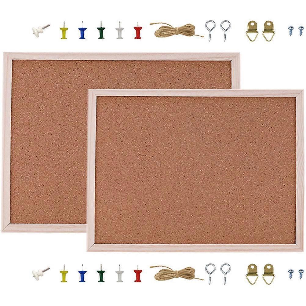 Cork Board Office Cork Board for Message Display with 8Sets