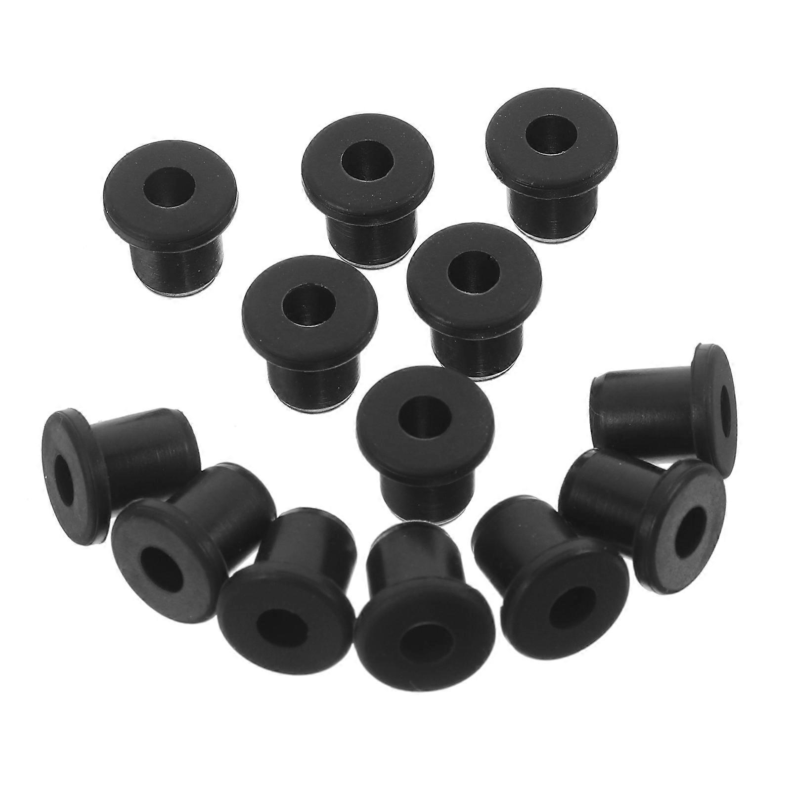 T-Shaped Silicone Grommet Plugs for Wire Protection 100Pcs Black Durable