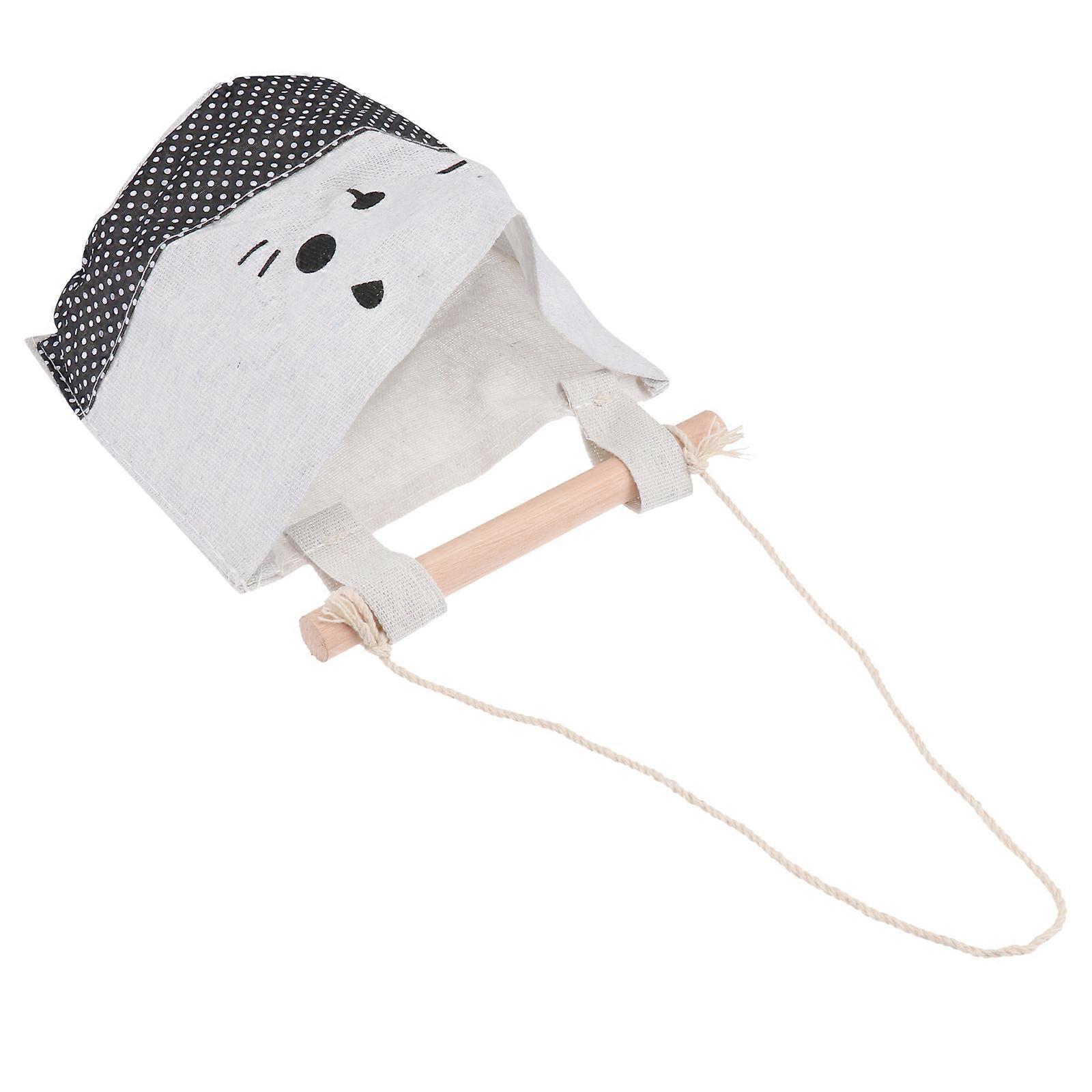 Black Hanging Storage Bag Closet Organizer for Storing Use