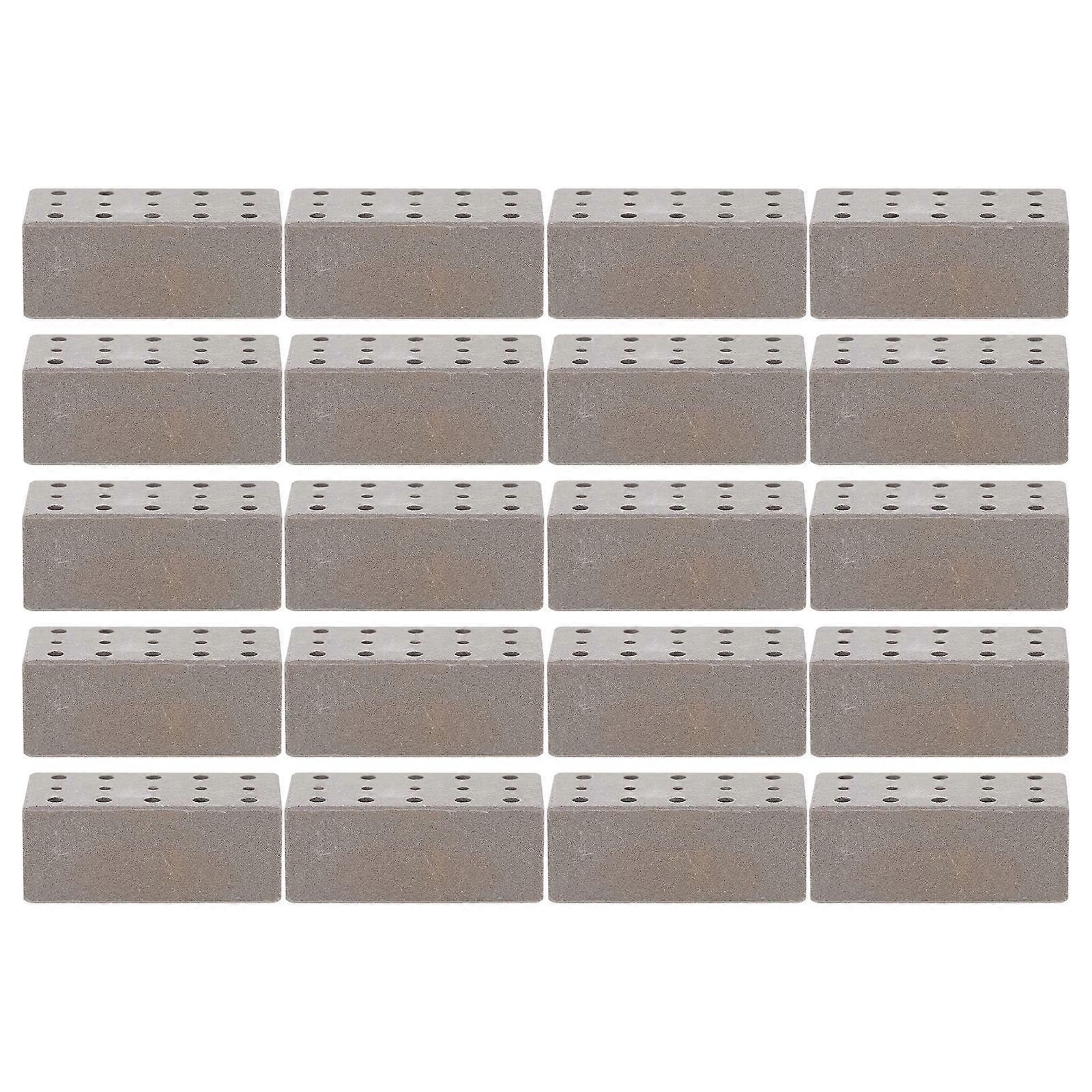 Pottery Clay DIY Miniature Brick Models for Decor 20Pcs Simulation Bricks