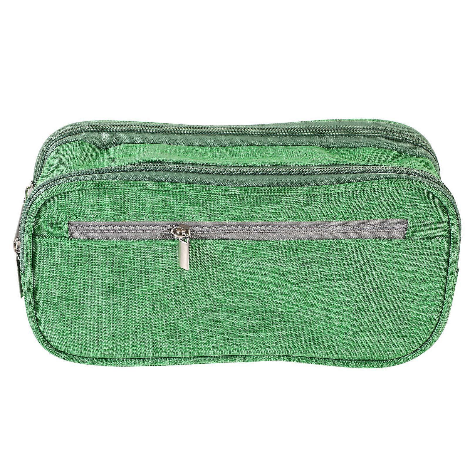 Three-Layers Large Capacity Pen Bag for Storage 3Pcs Portable Pencil Case