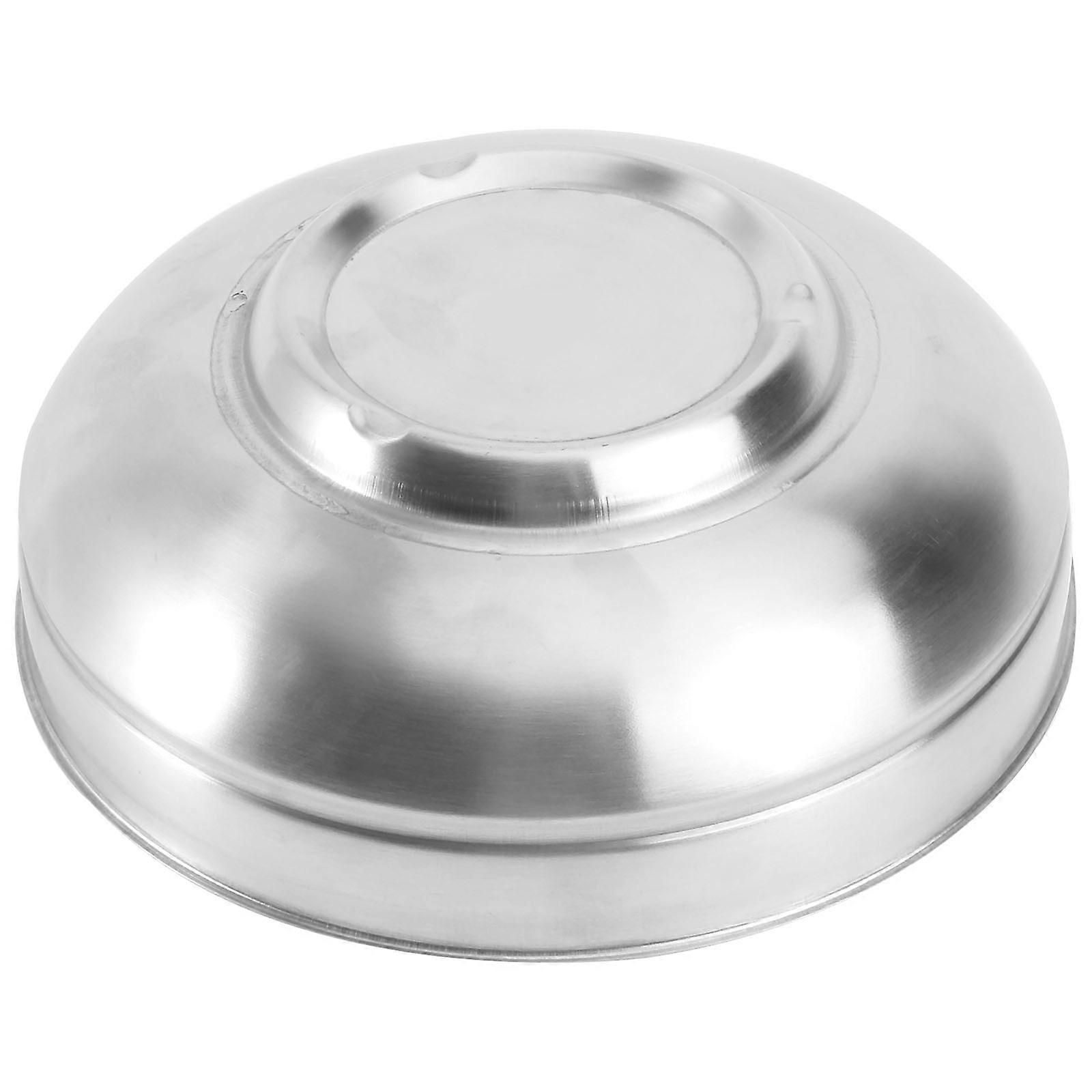 Rice Bowl Korean Style Simple Design Silver Holding Mixed Rice Household Use 20.00X20.00X7.40CM 1Pc