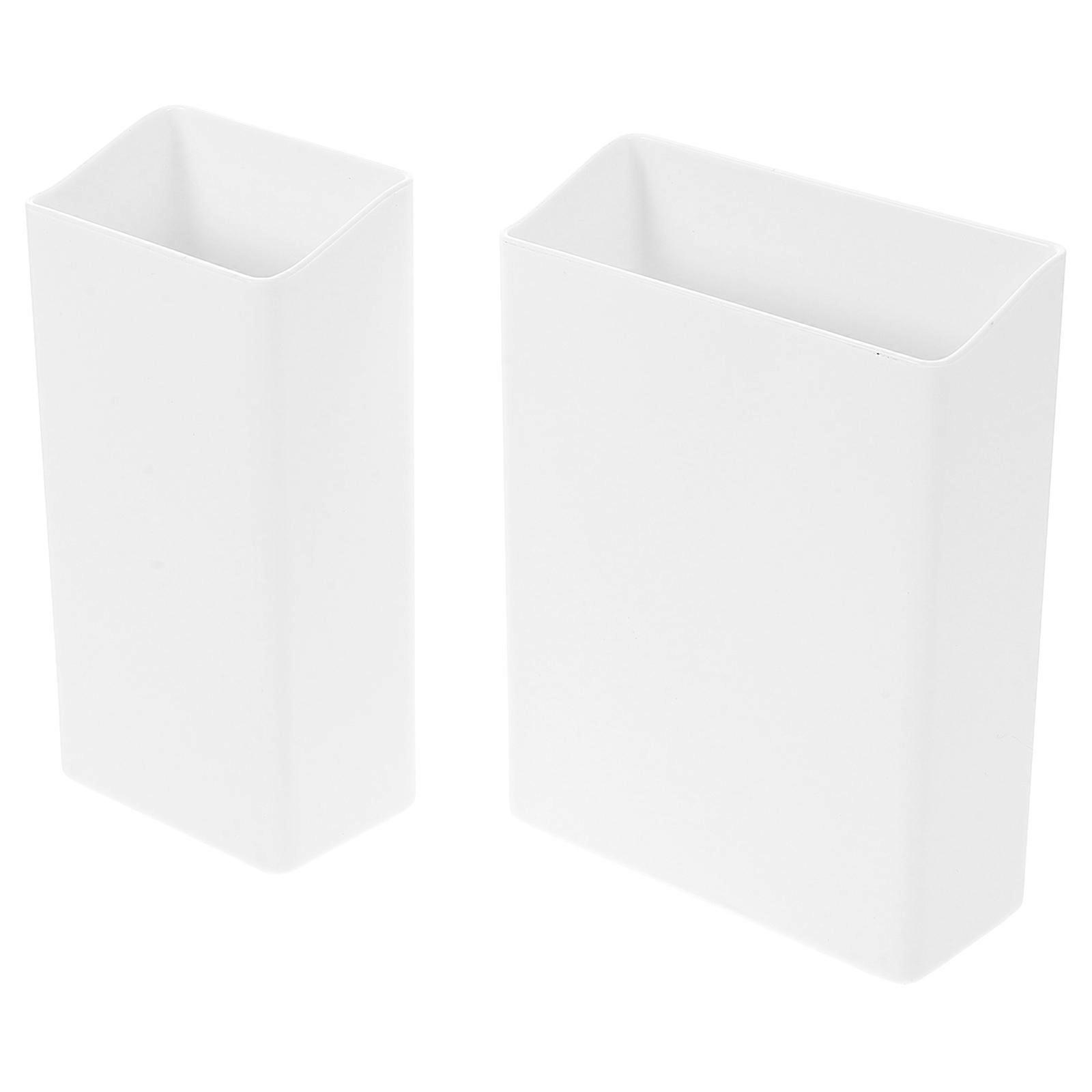 Toothbrush Dispenser 8 Pcs For No Drill Bathroom Use Toothpaste Organizer 13.00X6.80cm Easy To Clean