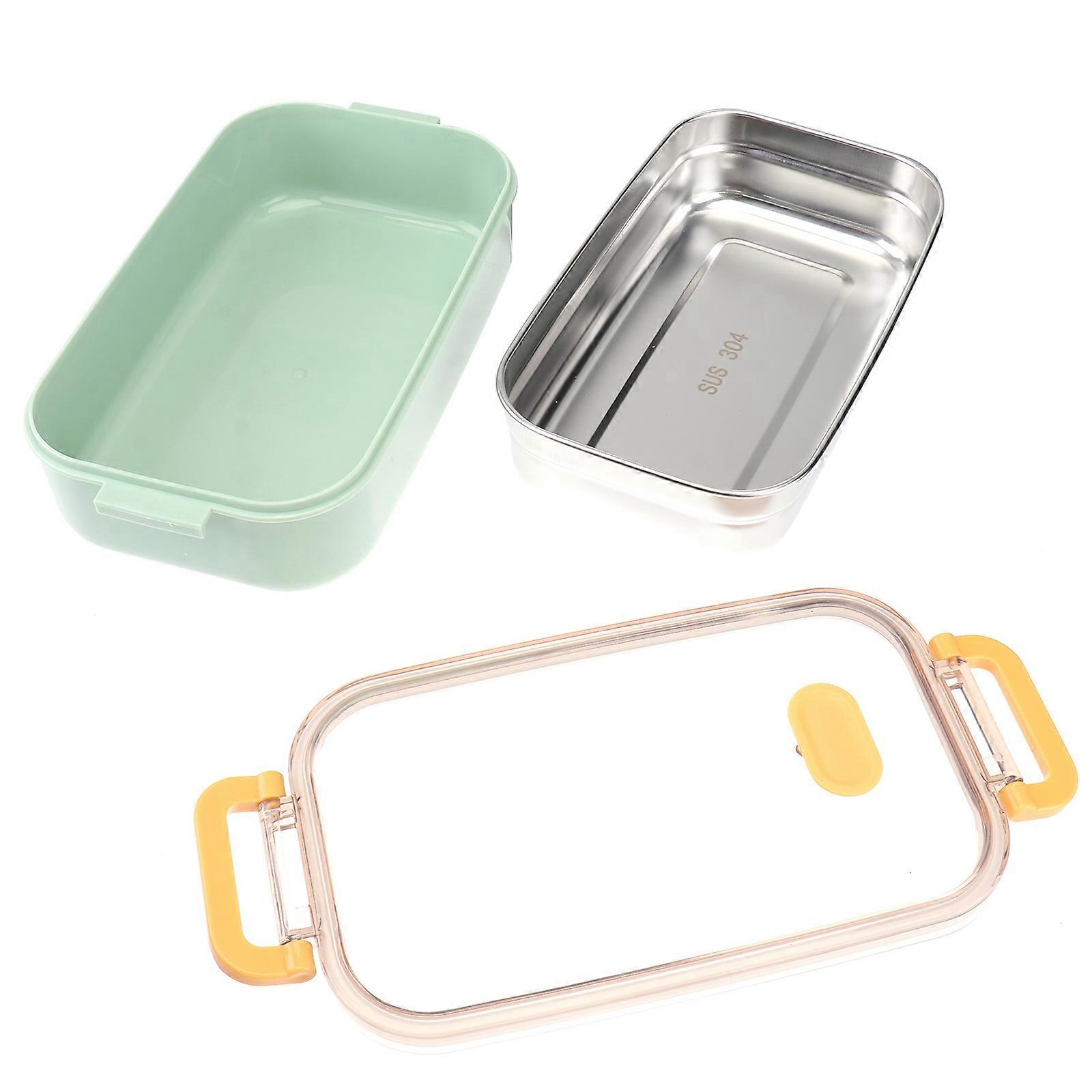 Food Preservation Single Layer Thermal Food Container For Students 19.50X11.50X6.00CM Rectangular 1Pcs