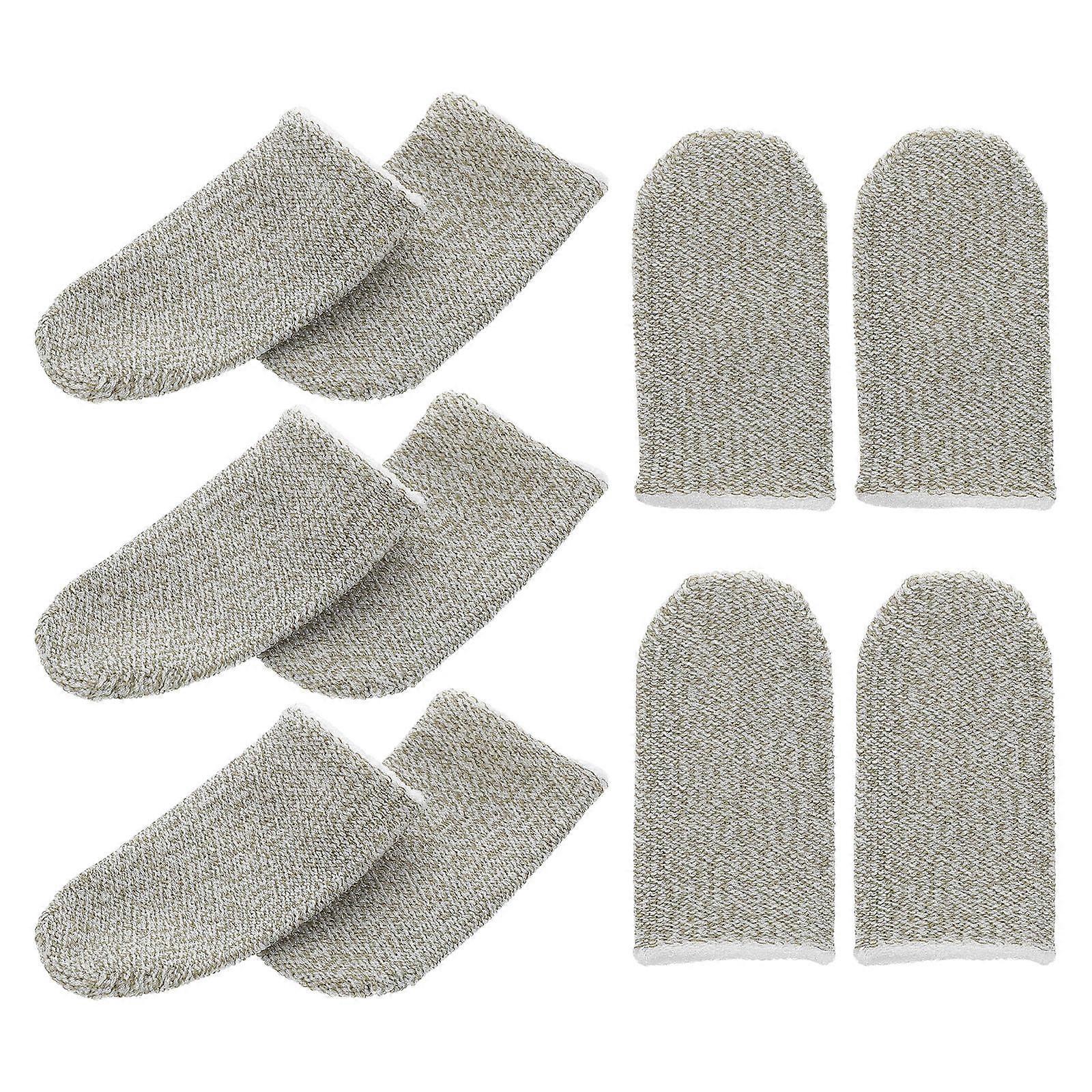 50Pcs Breathable Finger Covers For Smartphone Gamers Sensitive Touchscreen Grips For Enhanced Movement Control White