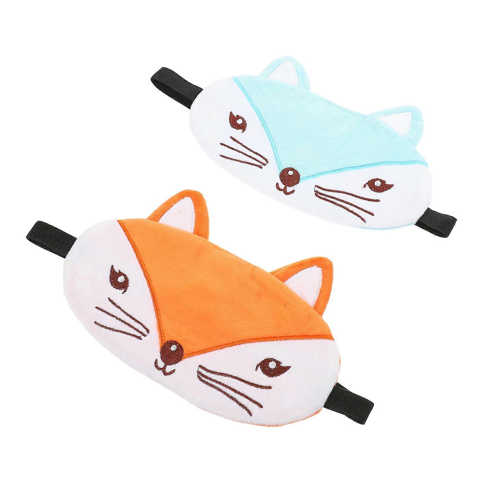 Adorable Cartoon Design Eye Mask for Comfortable Sleep 8Pcs Pack