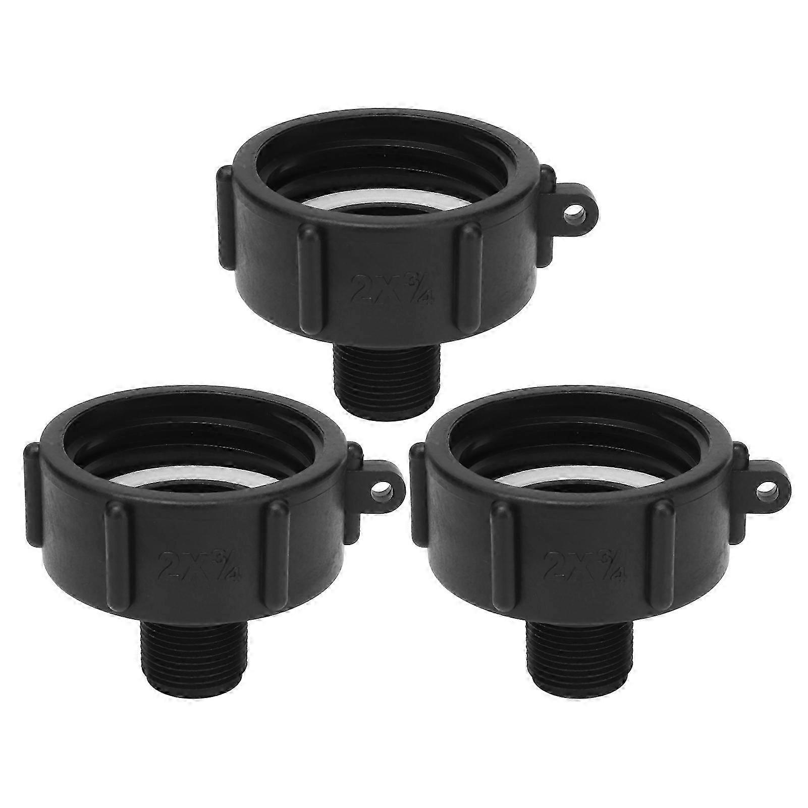 3Pcs IBC Tank Connector G3/4 Thread ABS Plastic Drain Adapter Replacement Valve Fitting 2025