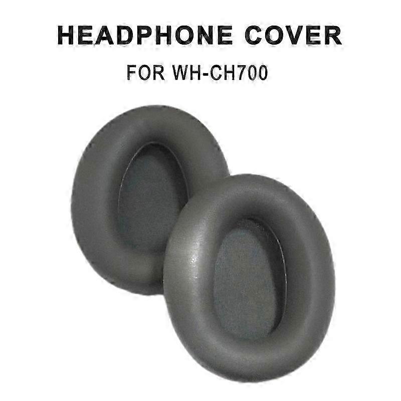 1 Pair Of For WH-CH700 CH700 Replacement Memory Foam Ear Pads Cushions Gray