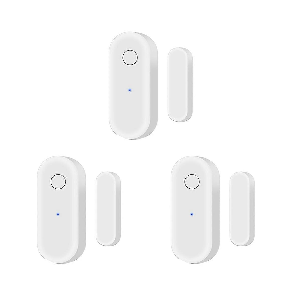 Smart Door Sensor - WiFi Wireless Window Sensor Real-Time Message Notification Compatible with Assis