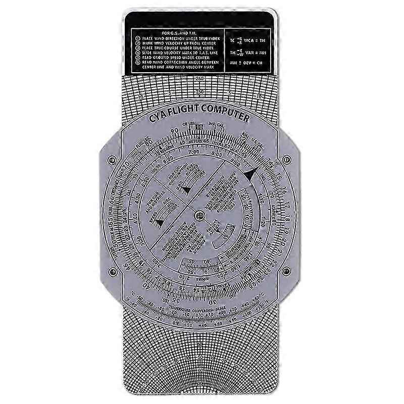 E6B Flight Computer Aviation Plotter Circular Slide Rule Used in Training Pilot Trai