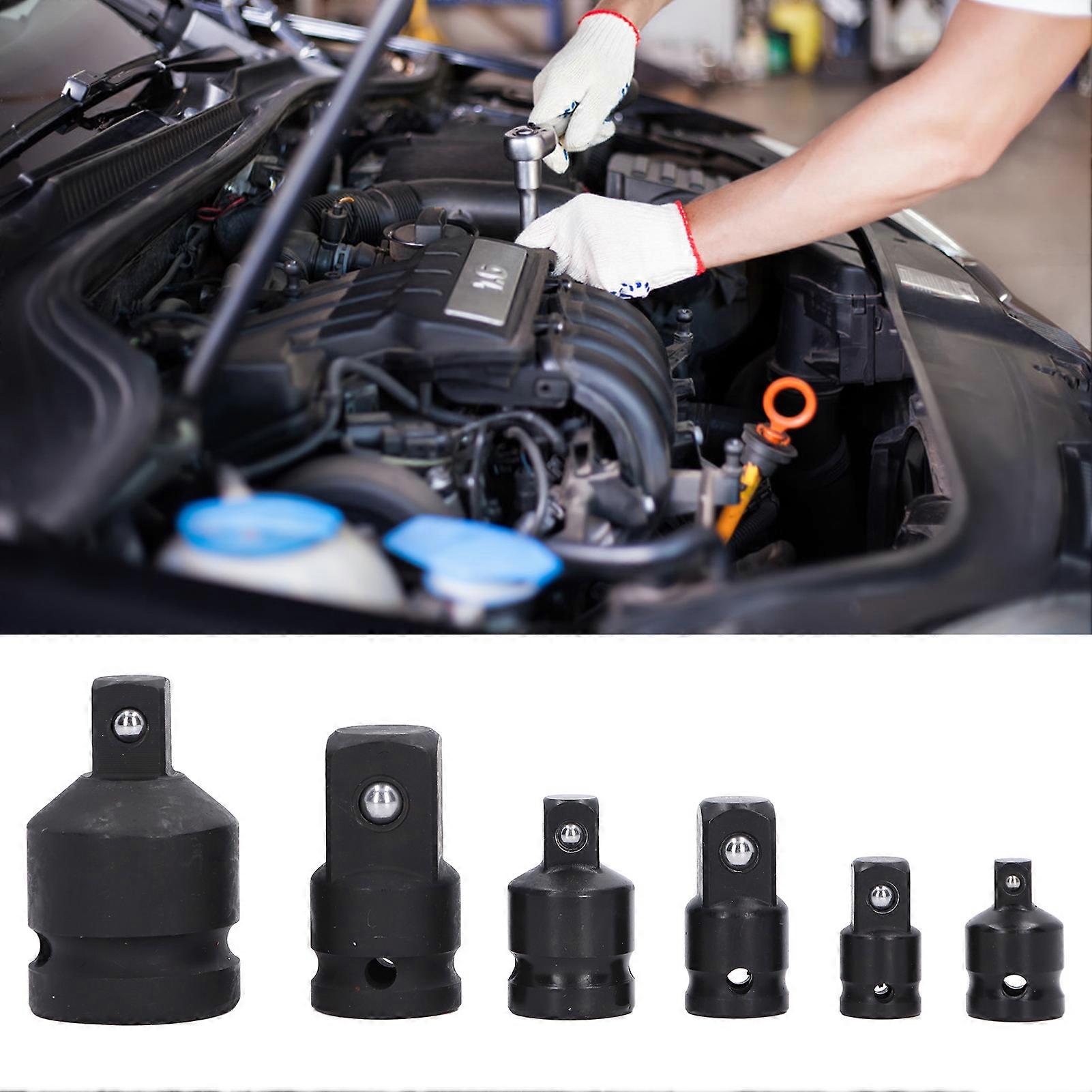 Socket Adapter Set 1/4 to 1-3/4 Drive Chrome Tungsten Steel