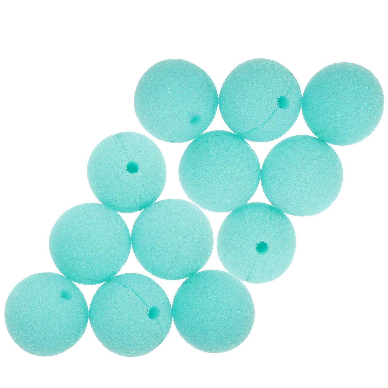 Clown Nose Circus Clown Nose Sponge for Party 40Pcs Light Green