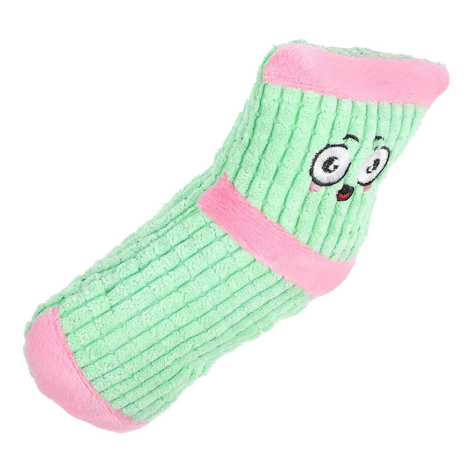 Pet Chewing Sound Toy Cartoon Shape Supple Material Teeth Grinding Multi 1Pack