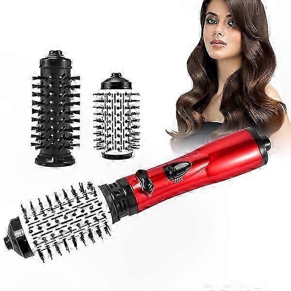 1000W Dual Brush Hair Dryer with Rotating Function and Multiple Heat Settings for Styling