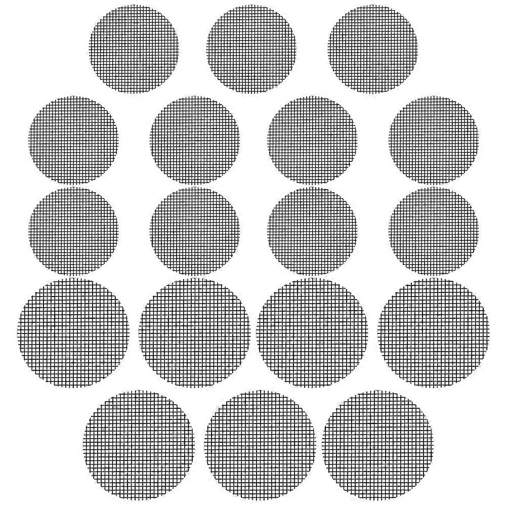 Flowerpot Mesh Pads Black Fiberglass for Drainage Function 400Pcs Set