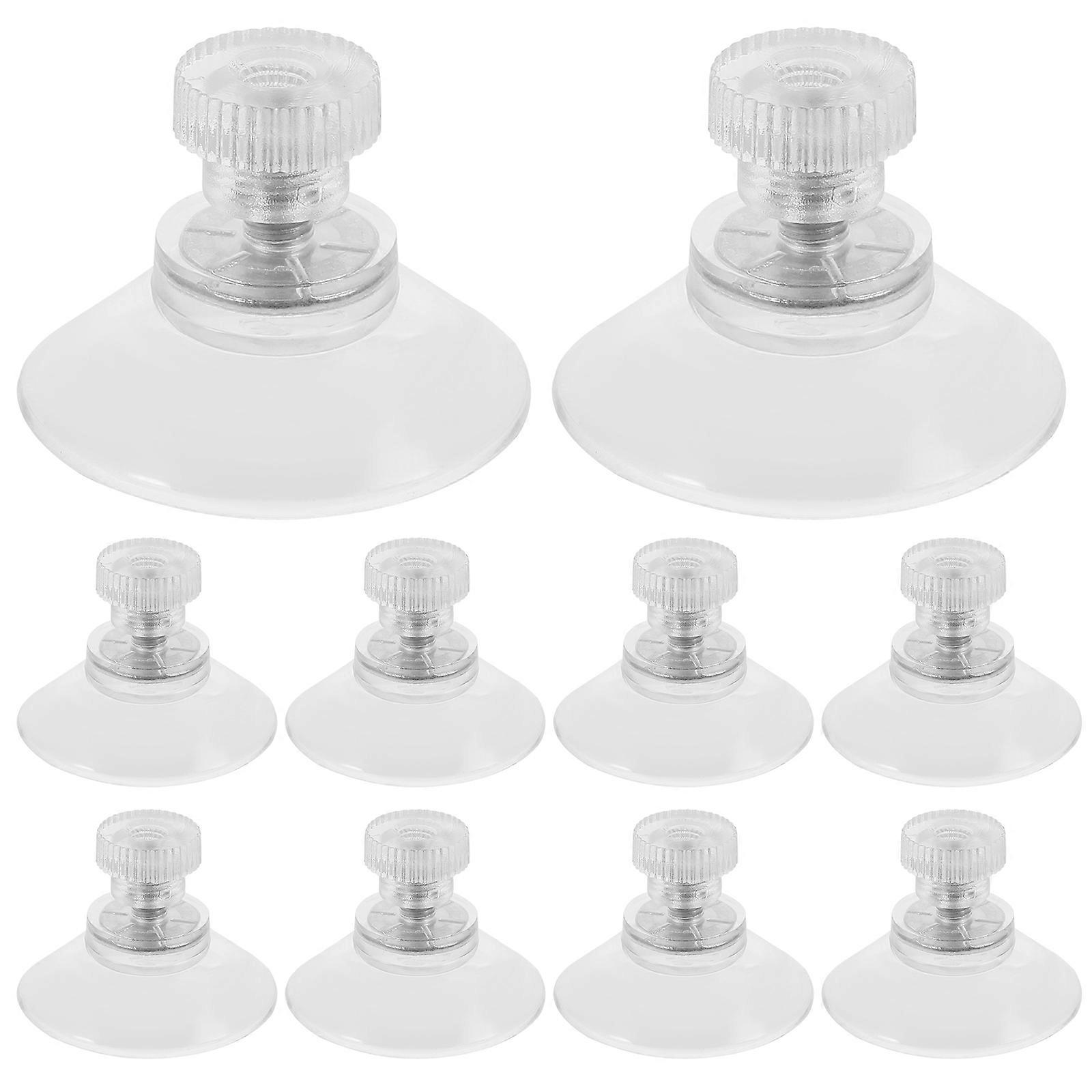 20Pcs PVC Screw Nut Suction Cups for Window Glass Wall Use