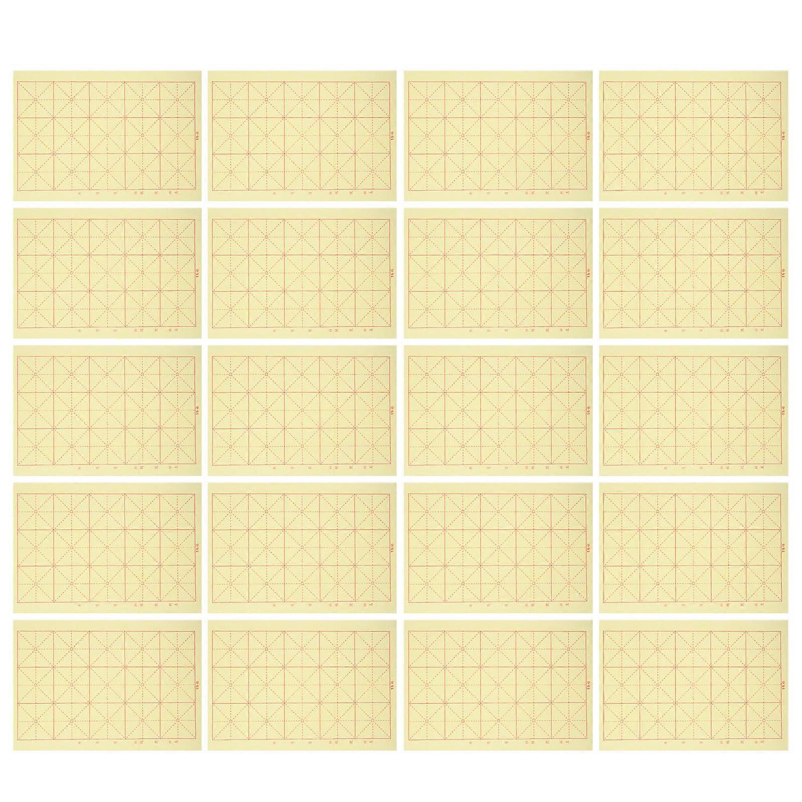 Chinese Xuan Paper Sheets Calligraphy Practice for Beginners 600Pcs