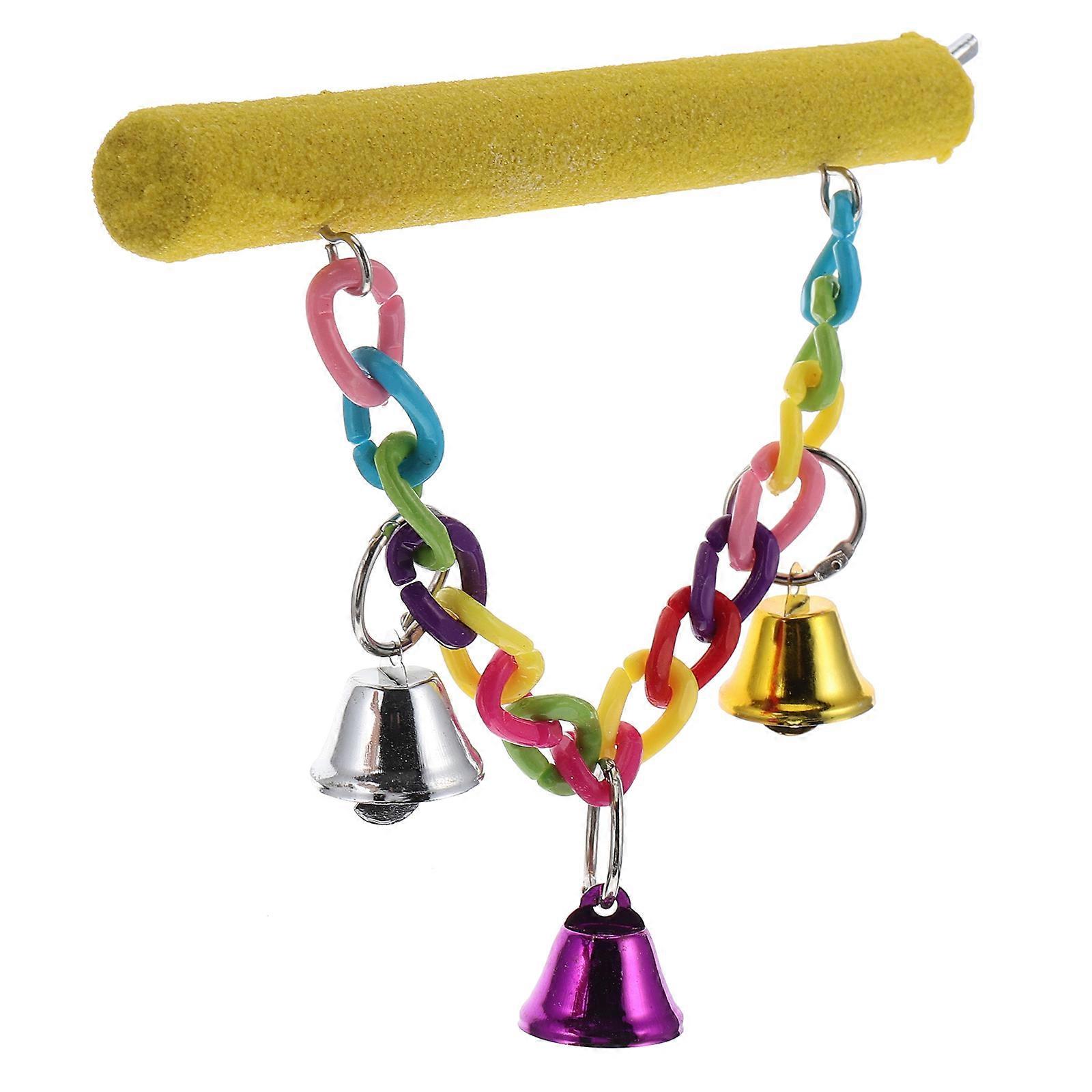 Parrot Chew Toys Grinding Teeth Stick for 2Pcs Bird Playing Stand