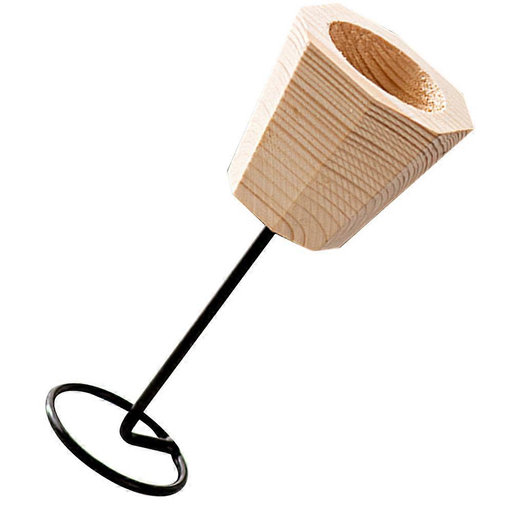 Candlestick Holder Multi Material Retro Style for Desktop Use 5Pcs