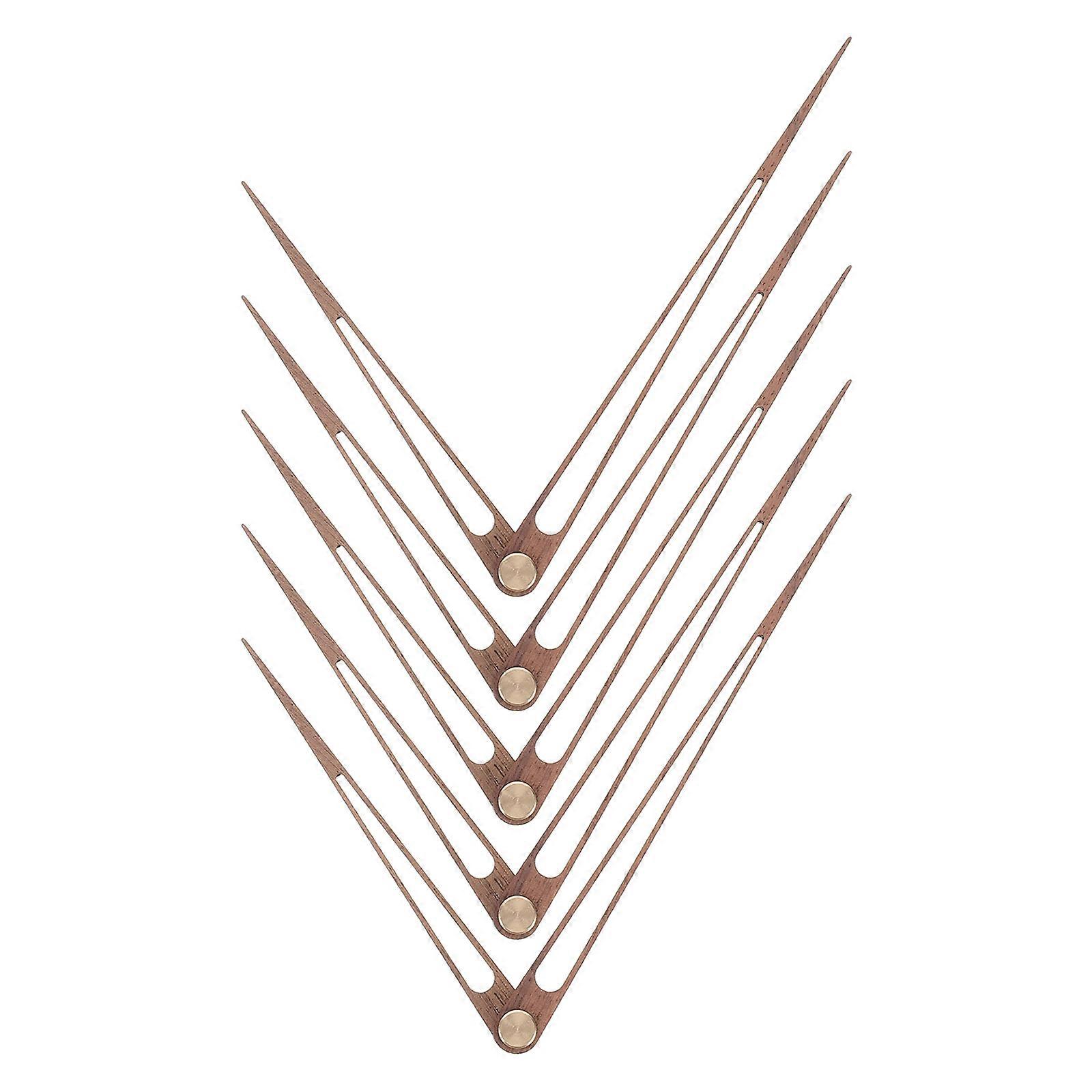 Long Shaft Clock Movement Hands Kit 10 Sets Clock Repair Parts Wooden Clock Hands Suitable For Diy Projects With Aesthetic Appeal