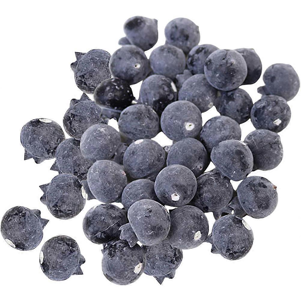 Simulation Blueberry Models Artificial Blueberry for Decor 240Pcs Foam Material