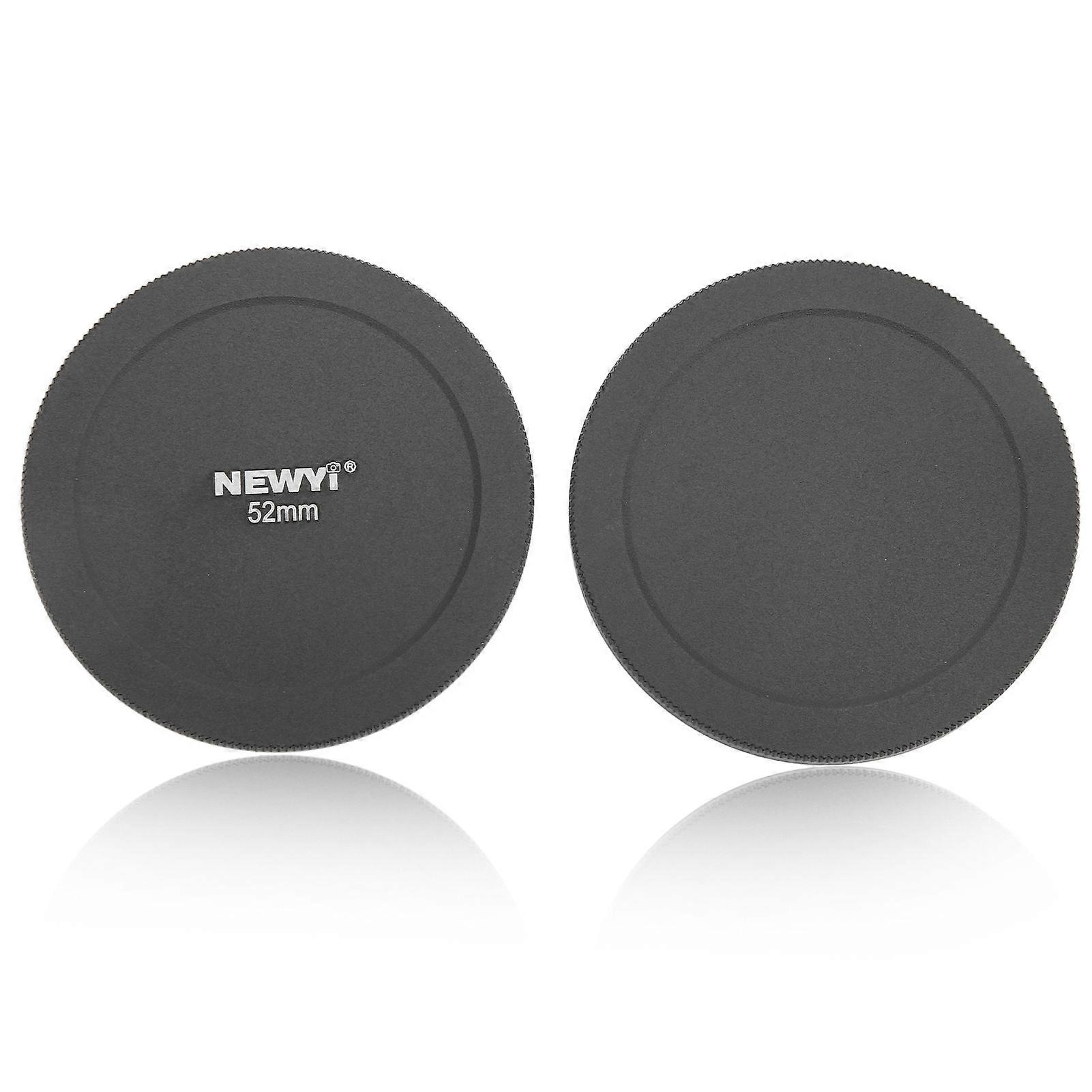 Camera Metal Filter Cover Dustproof Scratchproof 52mm/2.0in Portable Aluminum Alloy Material Front Rear Lens Cover