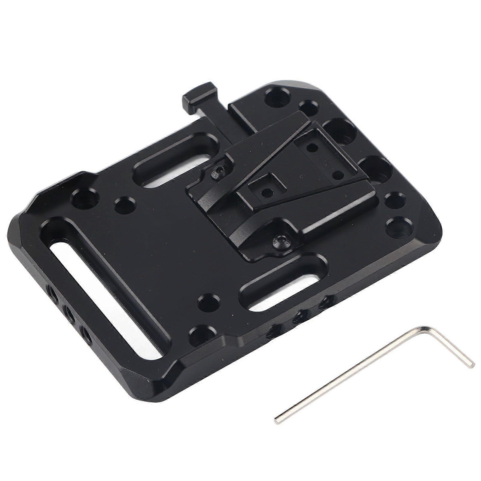 Full Metal V Mount Battery Board Base CNC Anodized Processing V Lock Battery Quick Release Plate Adapter