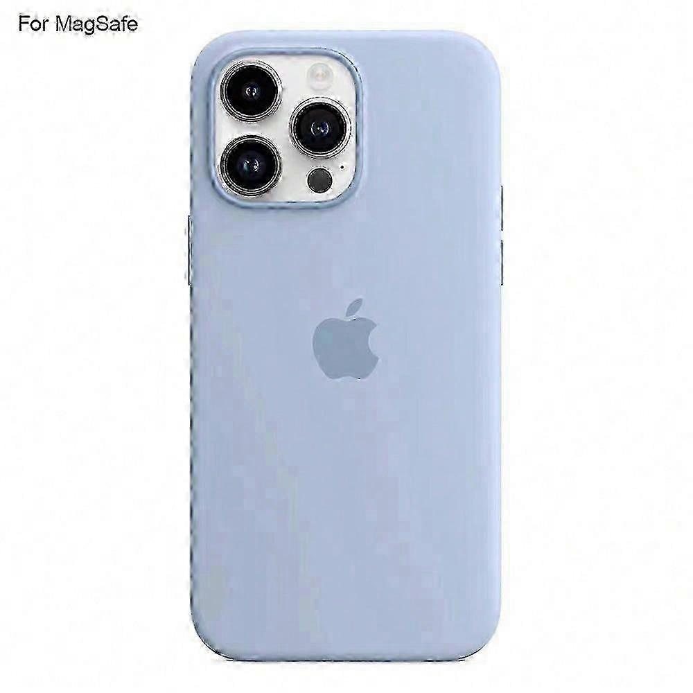 适用于兼容 MagSafe 液体硅胶手机后盖的 iPhone 14 Pro 保护壳 [感应弹出]