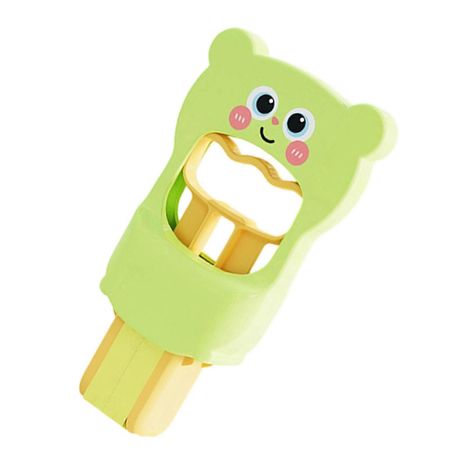 Auto Squeeze Miniature Mop Adorable Shape Cleaning Solution Perfect For Elderly Students Compact Living Area  Light Green