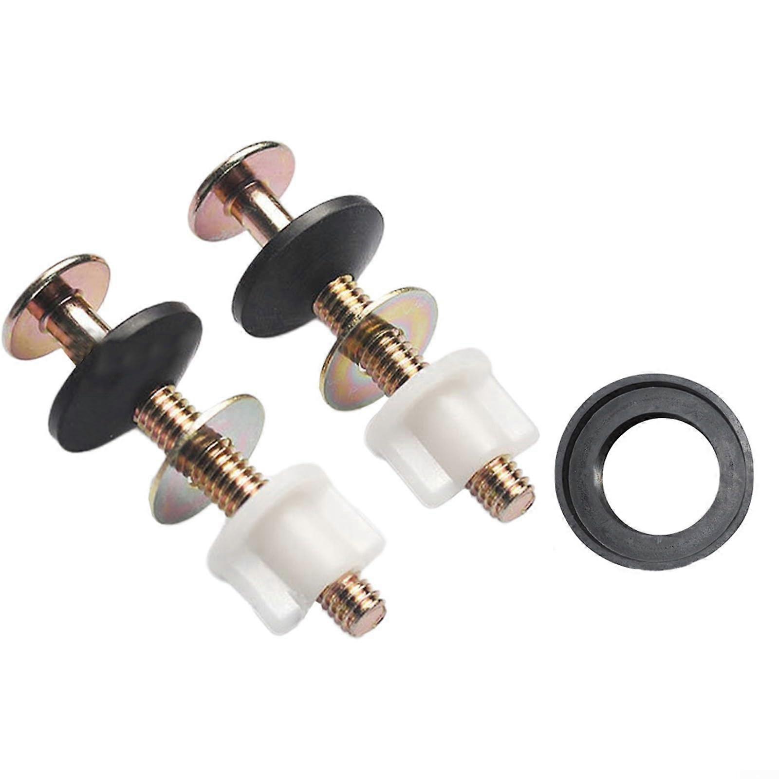Toilet  Kit Close Coupling Bolts Cistern Seal Rubber Washer Nuts  Universal Tank Fixing Set For Home Plumbing