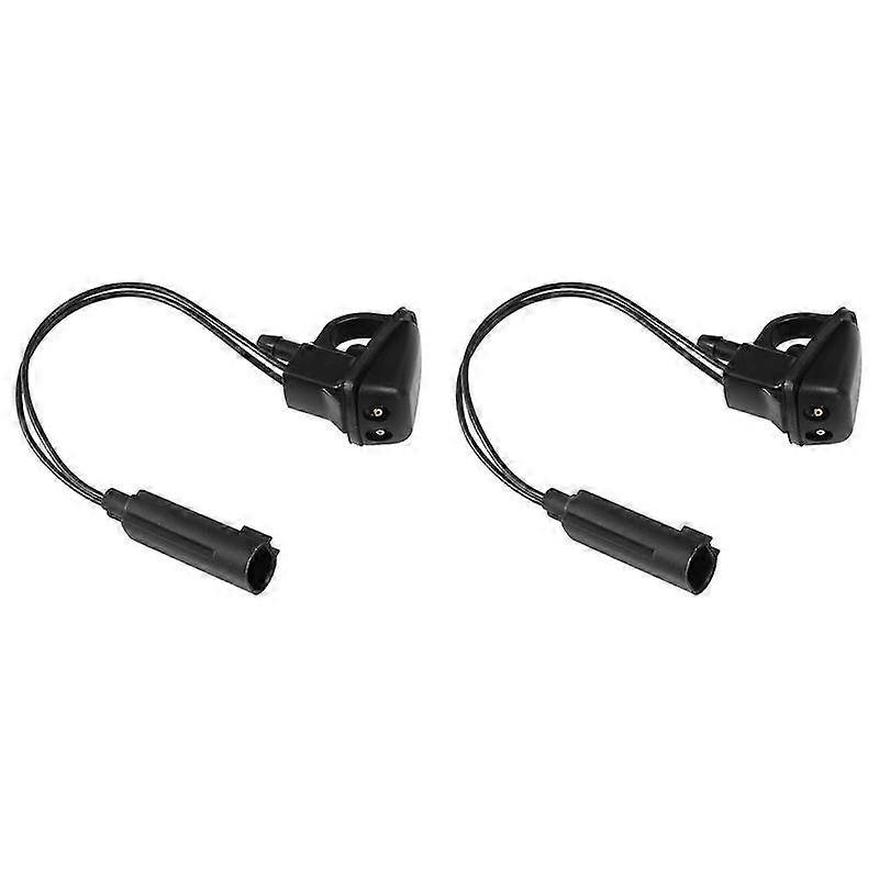 2PCS Front Windscreen Washer Nozzle Jet with Heated LR018834 LR048615 for LR3/4 L319 Sport 05-16