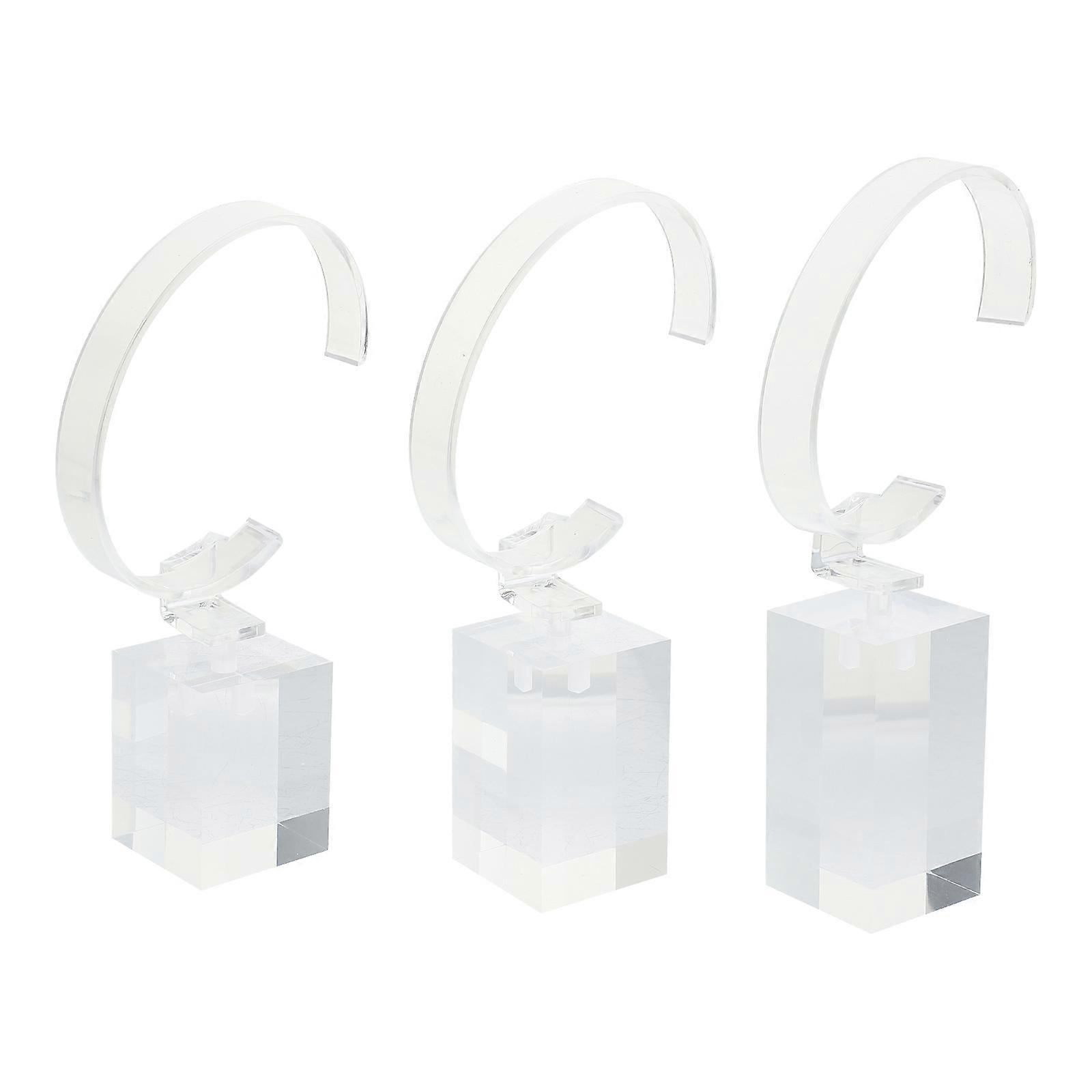 Transparent Watch Display Stand Acrylic Holder for Displaying Use 12Pcs Watch Racks