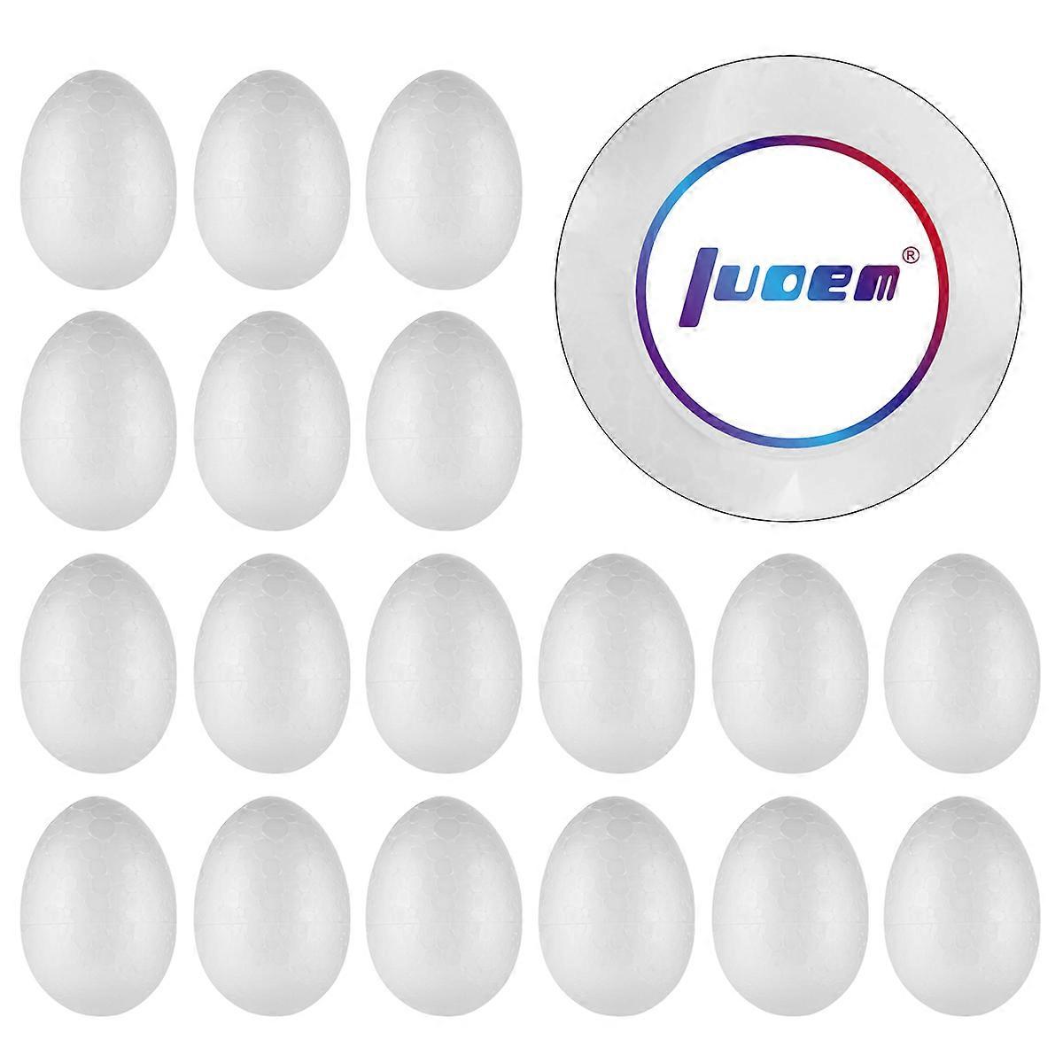 White Egg Easter Eggs DIY Easter Eggs 3Pcs for Handmade Balls Decoration