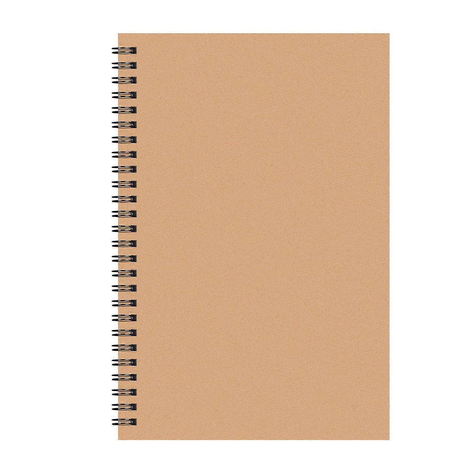 A5 Kraft Paper Notebook Student Ordinary Exercise Book Environmentally Friendly Kraft Paper Horizontal Line Notebook