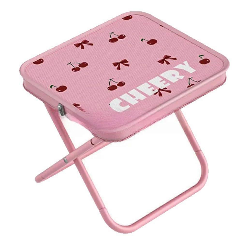 Outdoor Folding Stool Portable Picnic Chair With Pen Bag Folding Step Stool Ref: 2023