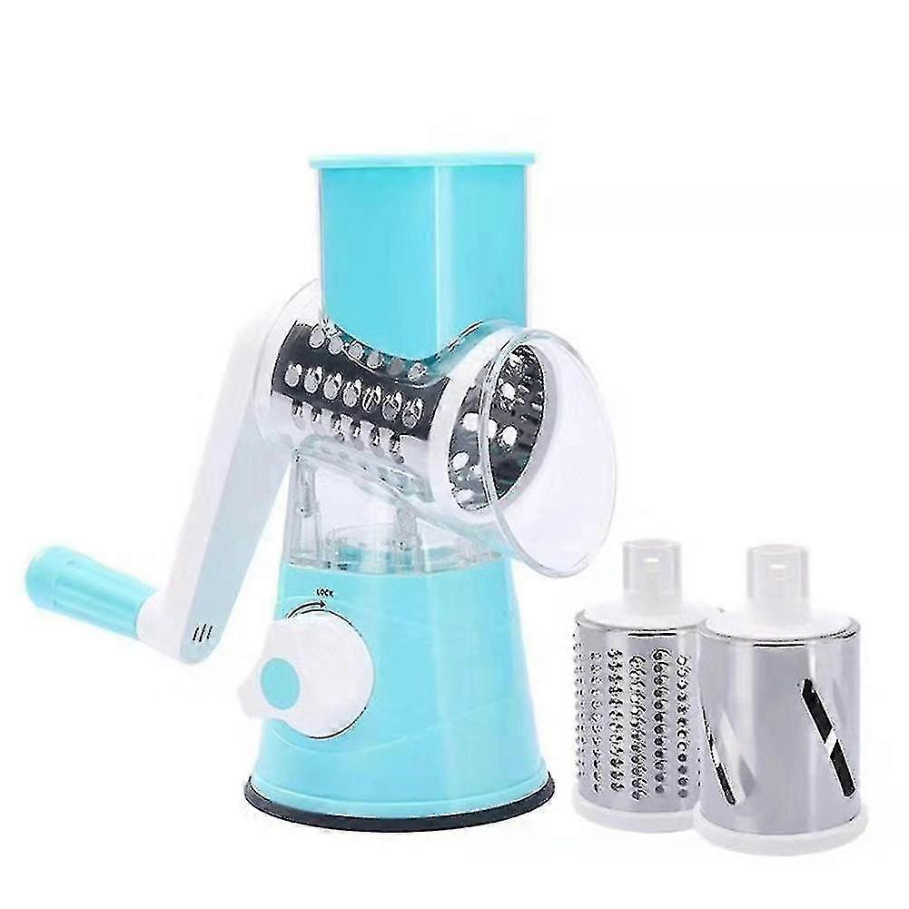 3-in-1 Multifunktions-Gemüseschneider Handkurbel Slicer Zwiebelschneider Chopper Küche Gadgets