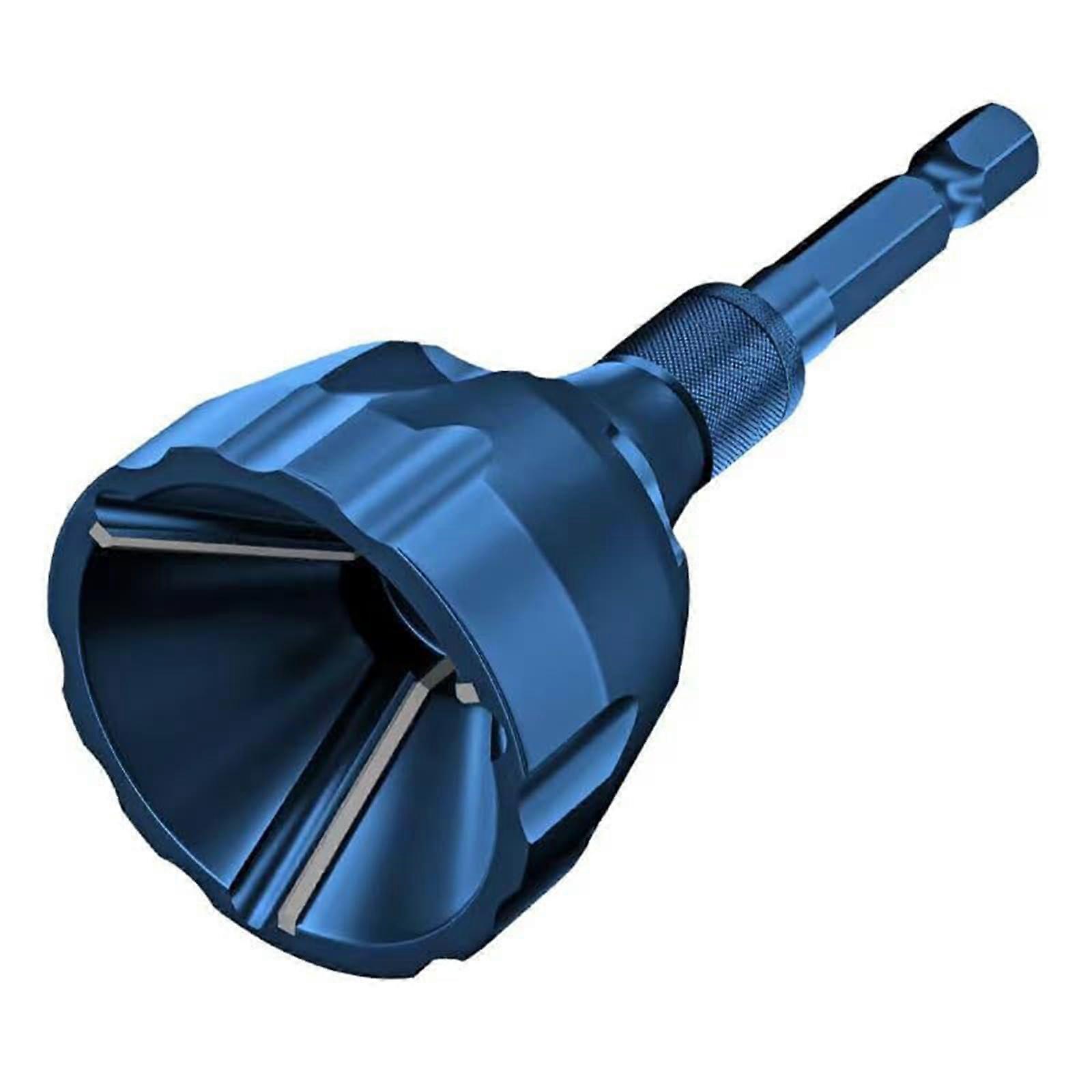 Deburring External Chamfer Tool For Damaged Screws And Bolts Metal Thread Burr Remover Blue Deburring Tool