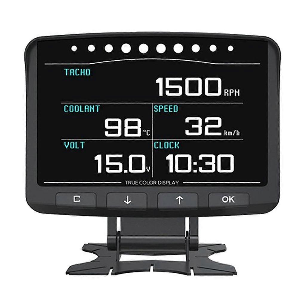 X50 Pro OBD2 HUD Gauge Meter Multi Functional Digital Dashboard Computer Auto Display Coolant Oil Temp Turbo Boost