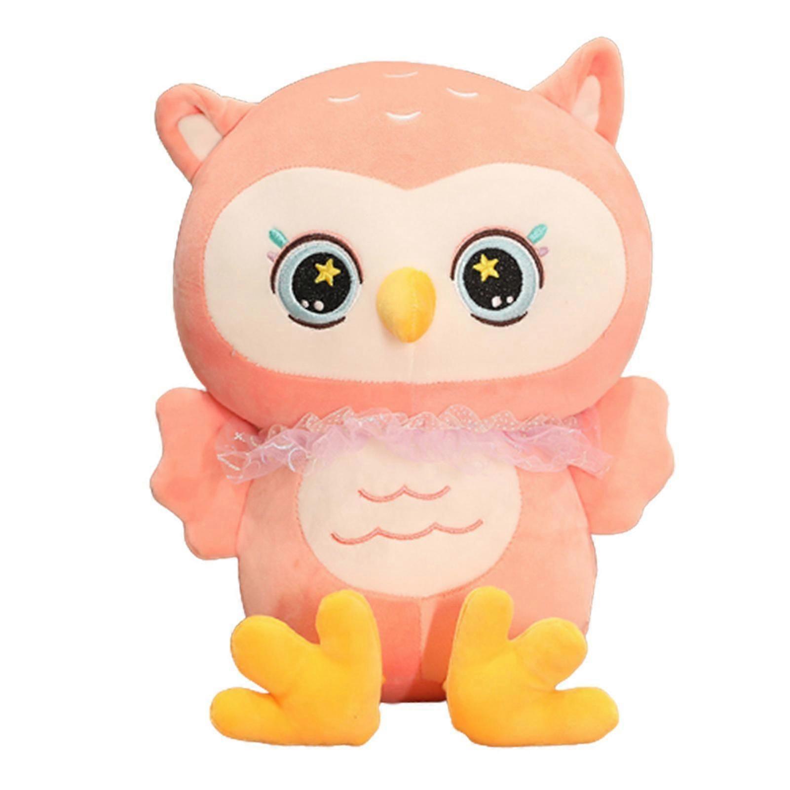 Adorable Cartoon Owl Plush Doll Soft Stuffed Toy Kid Hugging Pillow Gift