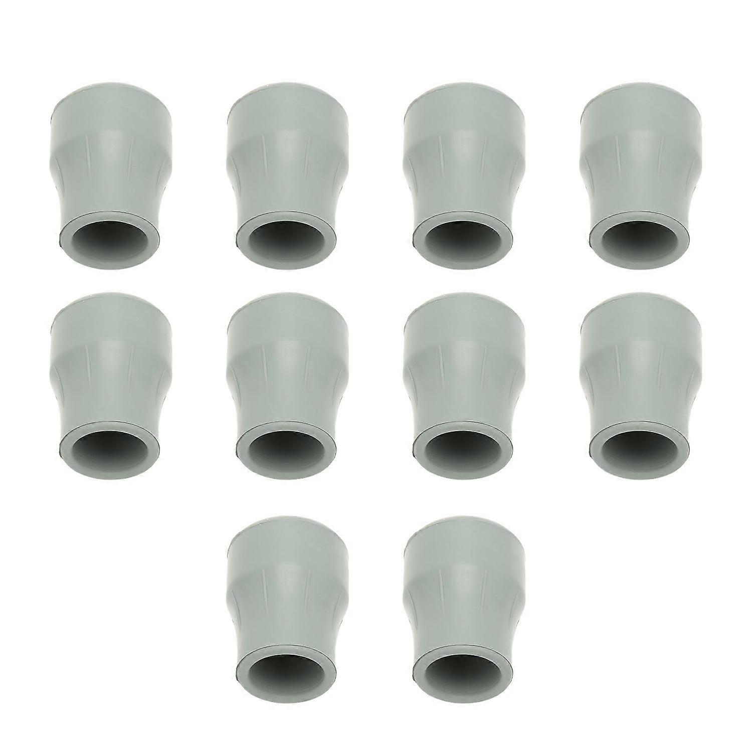 10PCS Rubber Buffer Crutch Tips Replacement Non Slip Cane Tip Protector 22mm Inner Diameter