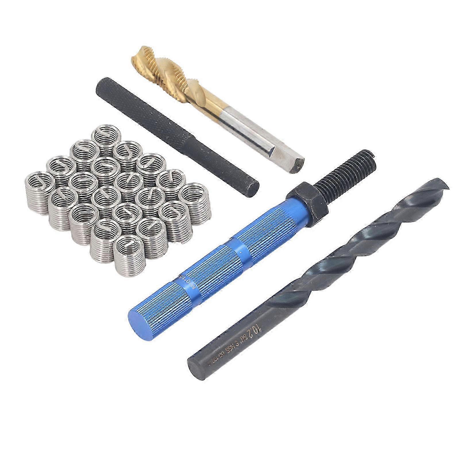 Kit de réparation de filetage professionnel - 24Pcs M10 x 1,5 inserts métriques
