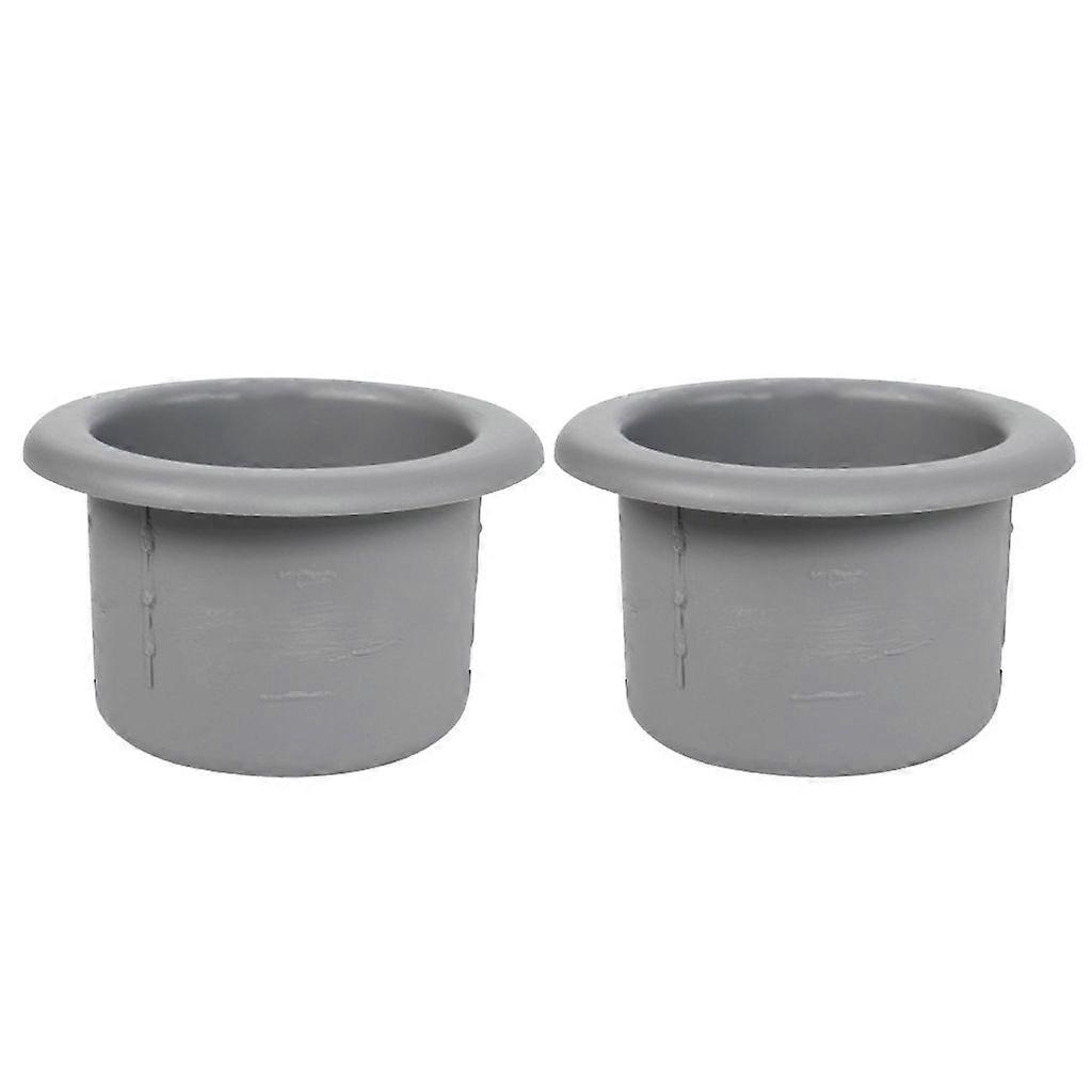 2pcs Cup Holder Insert Plastic Table Cup Holder Couch Cup Holder Insert Black Car Drinks Holder Insert for Sofa Couch