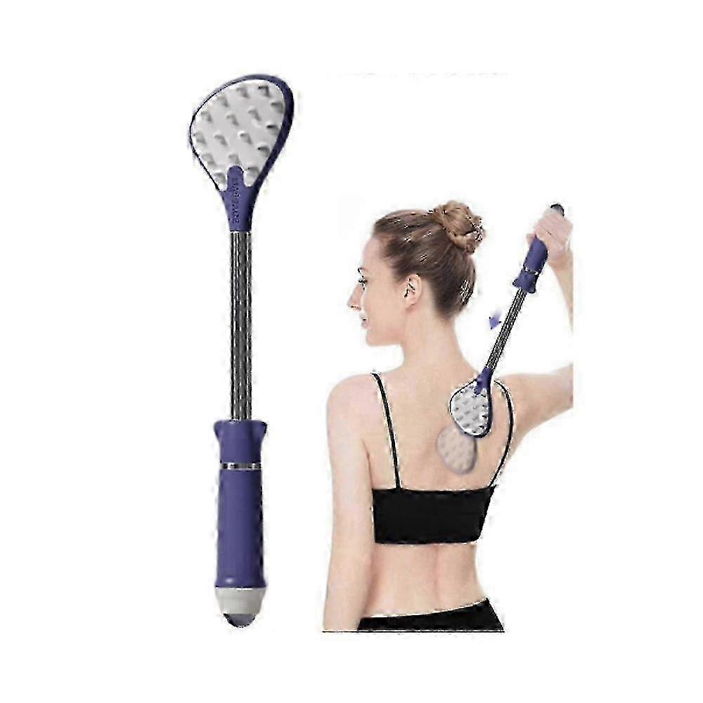 Back Scratching Massager, Tools to Relieve itching, Acupoint Massager, Portable Extendable Back Scratcher, Stainless Steel Telescoping Back